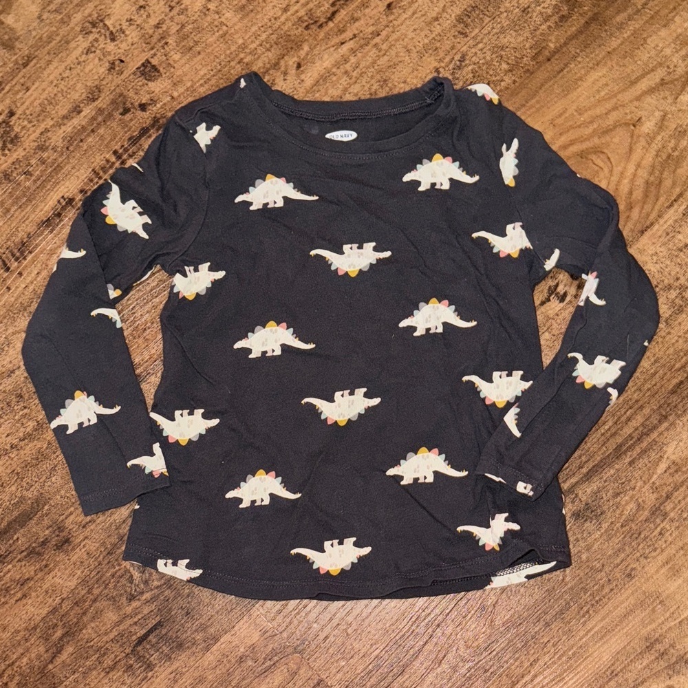 Kids Dinosaur Print Dark Grey 5t